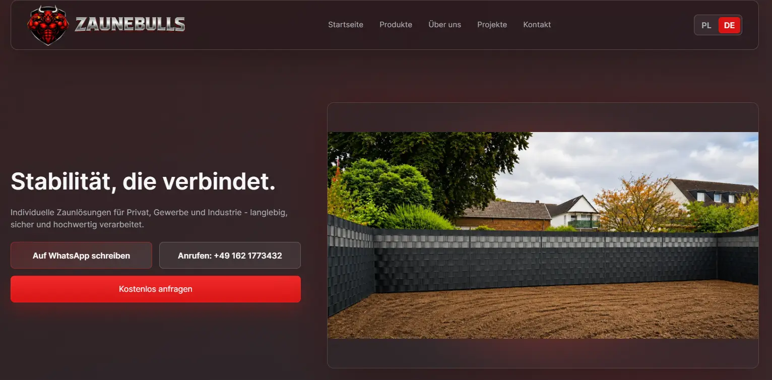Projektvorschau ZauneBulls24