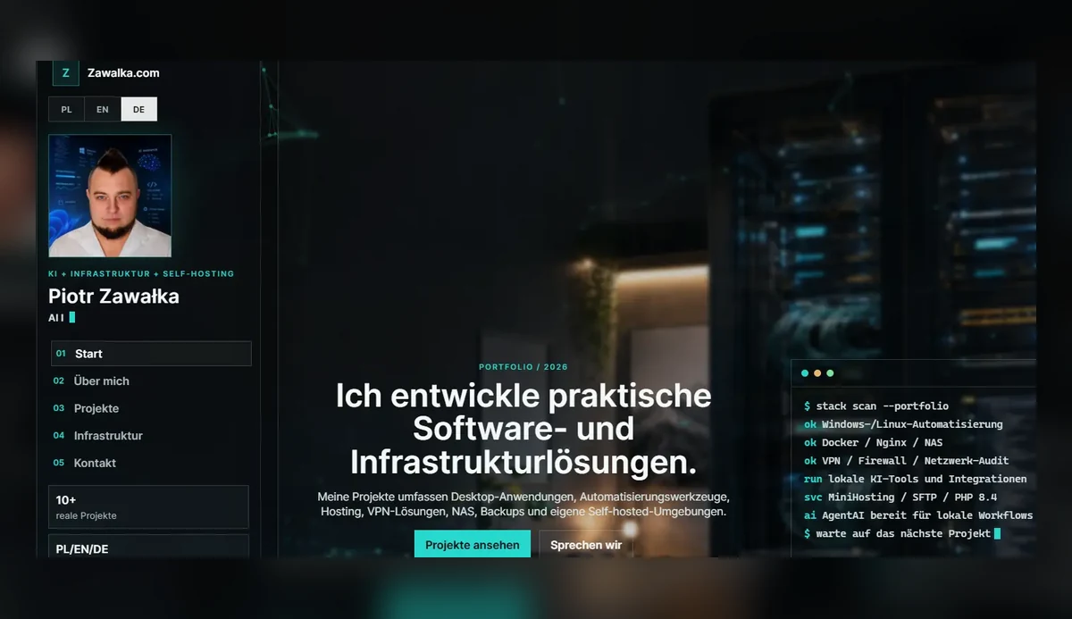 Projektvorschau Zawalka.com